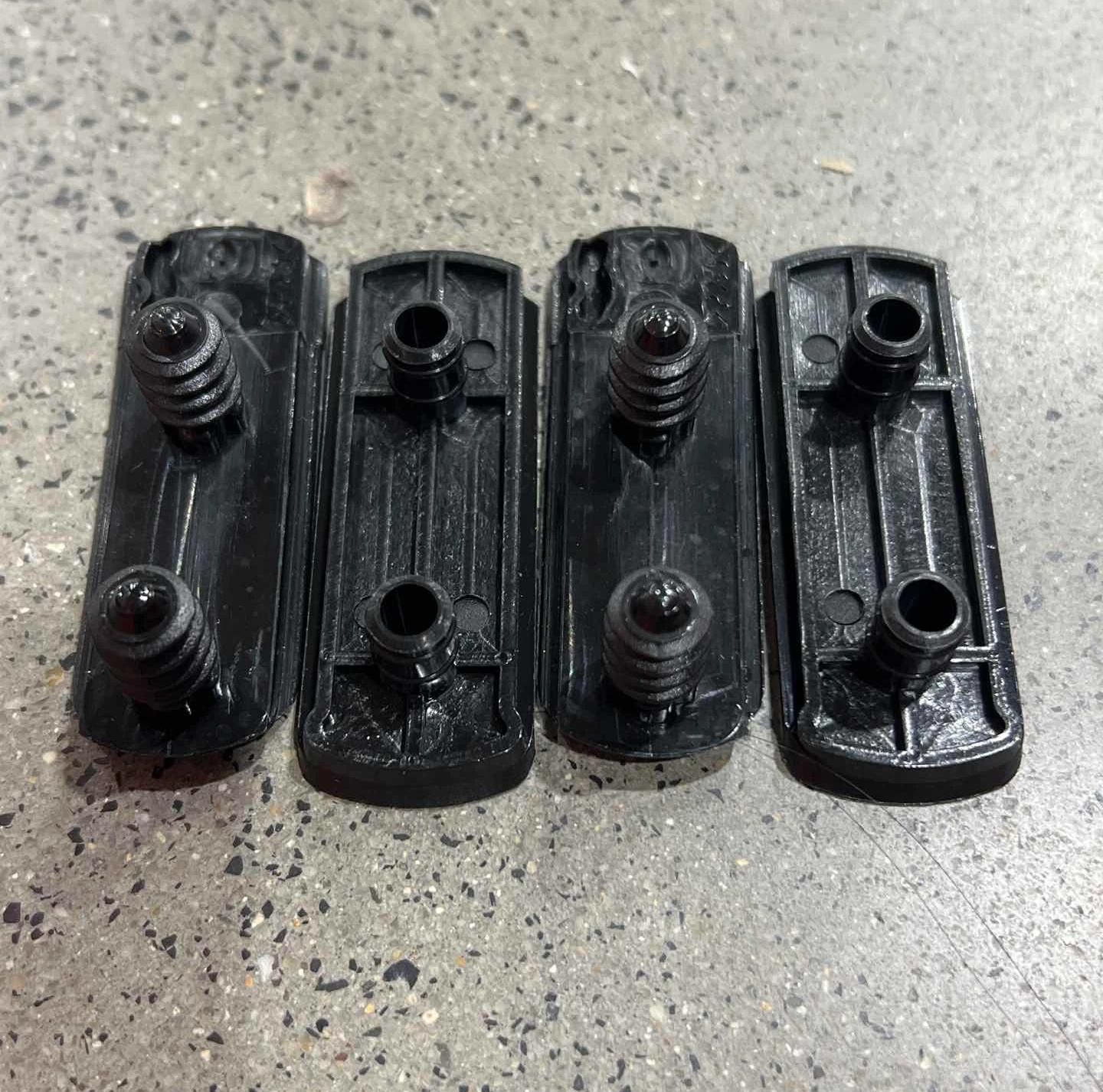 

2/4Pcs Black Child Growth Chair Non-slip Foot Pad Universal For Stoke Accessories Baby Dining Table Leg Gasket