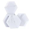 20Pcs Hexagonal Self-Adhesive Wall Sticker Water-Repellent Sticker Tv Background Wall Decor Wood Grain Ceramic Tile Wall Cover
