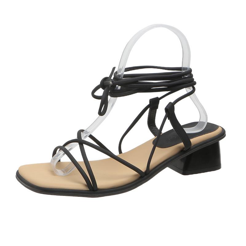 Retro Sandals Fairy Style Strap Women's Flat Bottom 2025 Summer New Style Gentle Fashion Versatile Roman Shoes