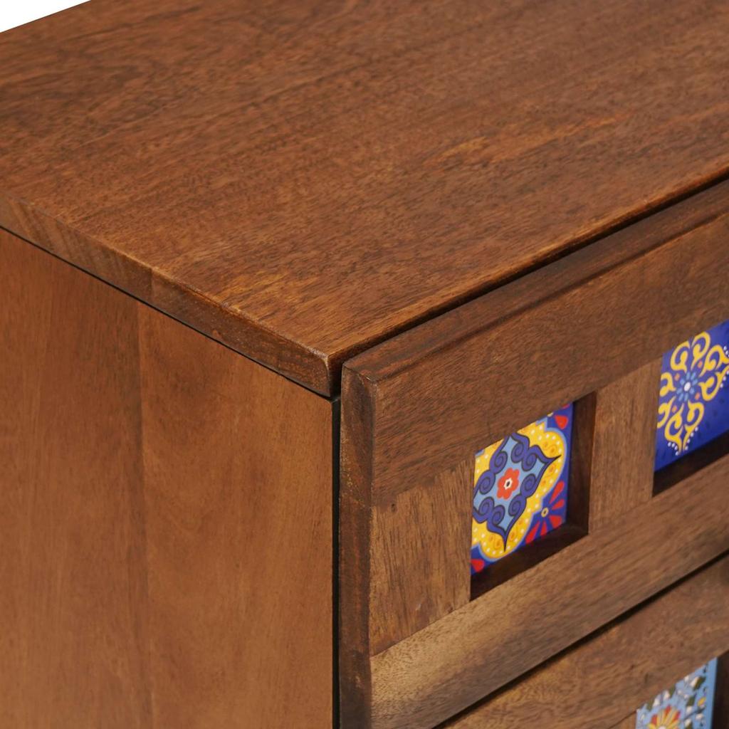 Nightstand Brown 50 x 33 x 62 cm Solid Wood Mango