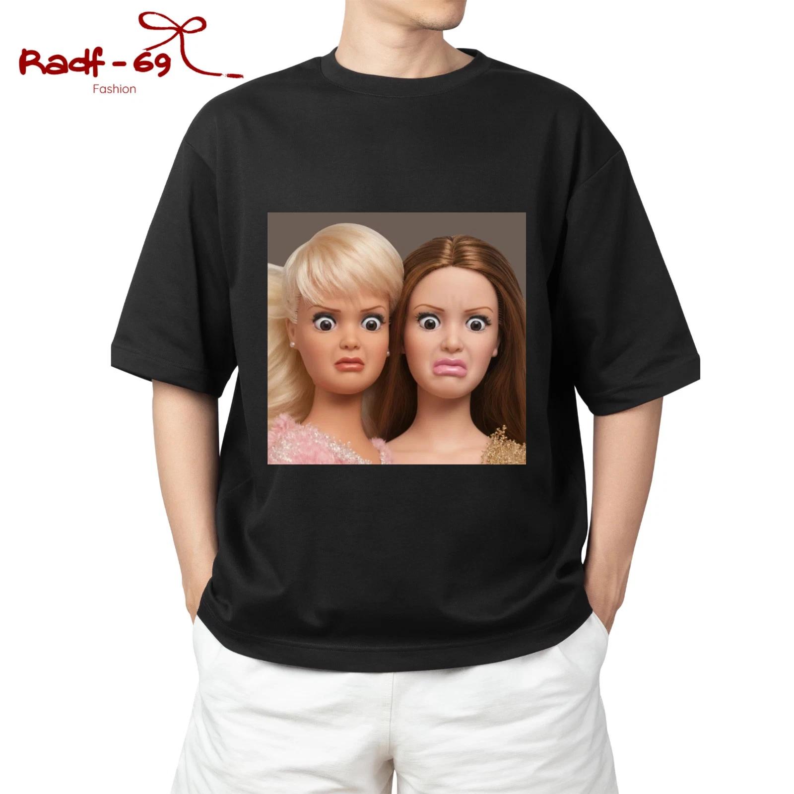 Funny Doll Face Meme Disgusting T-Shirt unisex T-Shirt 2XL