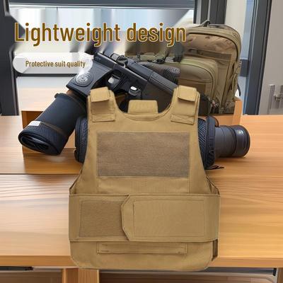 Convenient Lightweight Tactical Camouflage Vest: Multifunctional Military Training Protection
