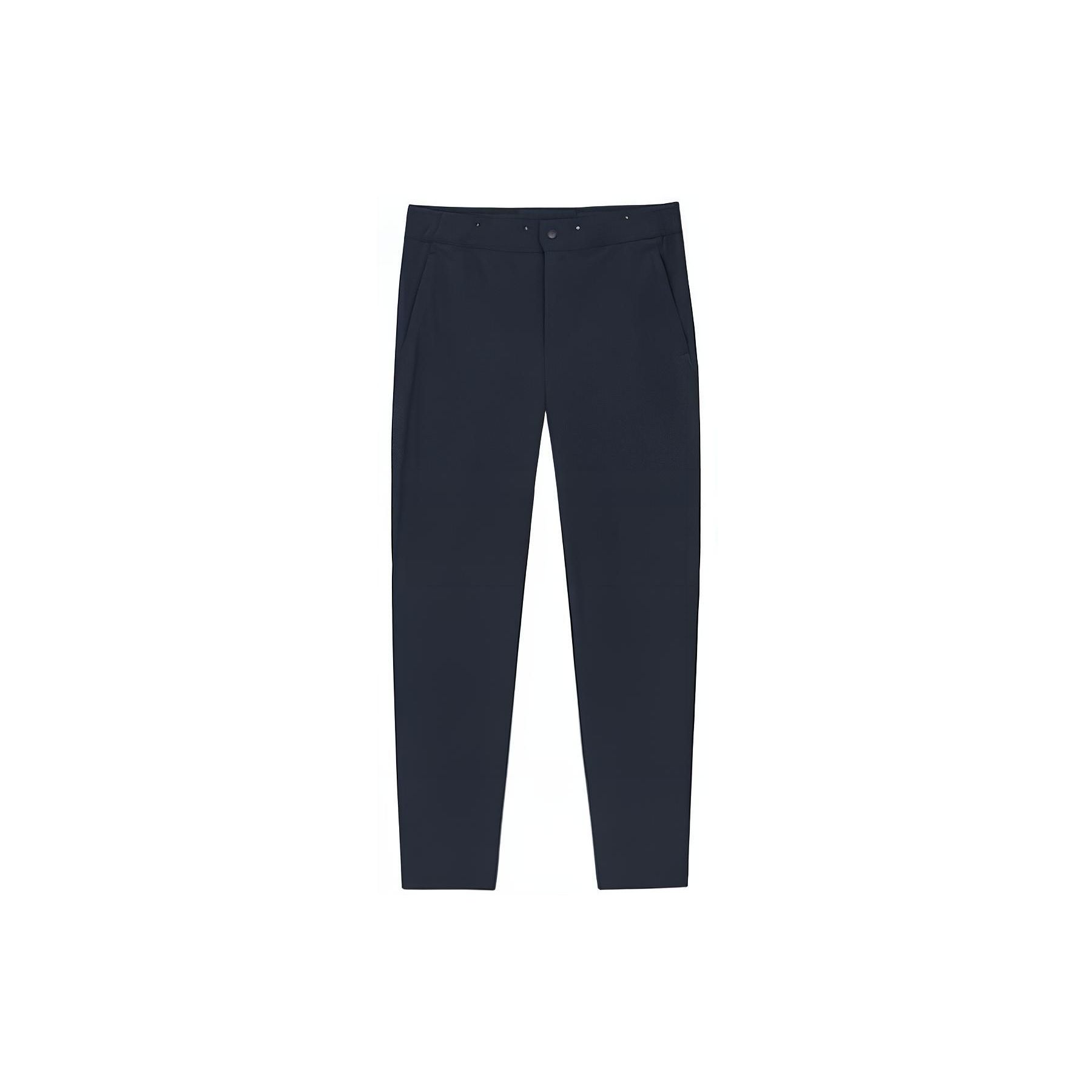 

Anta Champion All-Weather Series Solid Color Mid-Waist Straight Casual Pants Men Bottoms Night-Sea-Black 152330511-3 S