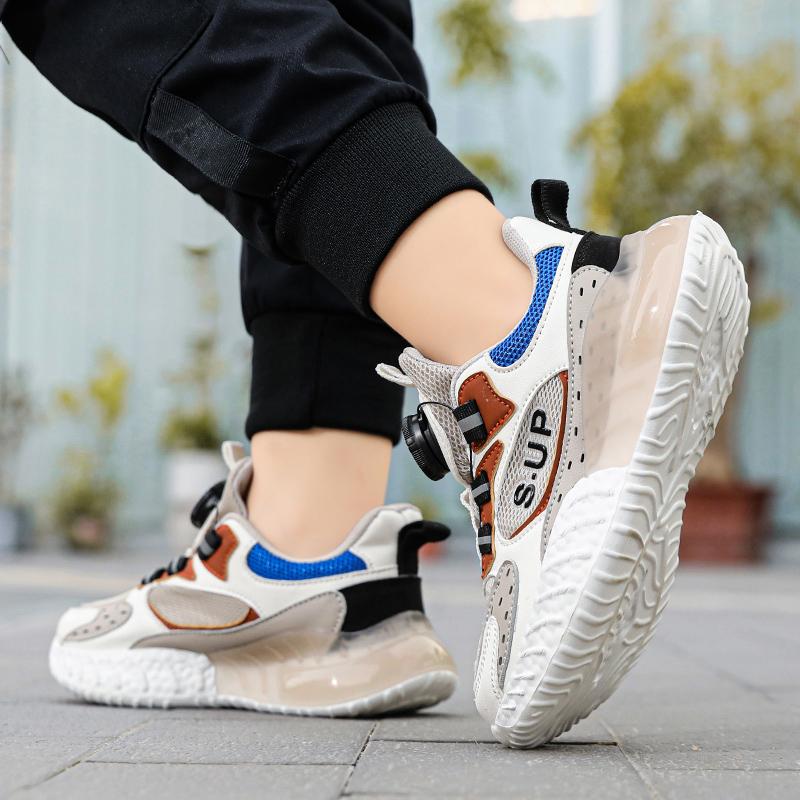 Barnesklær Sklisikre Slitesterke Moteable Kokos Pappa Sko Utendørssportssko Fritidssko Løpesko og Sneakers
