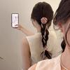 2PCS Elegant Rose Curtain Tieback Multi-function Curtains Tie Rope Ribbon Curtain Buckle  Decoration