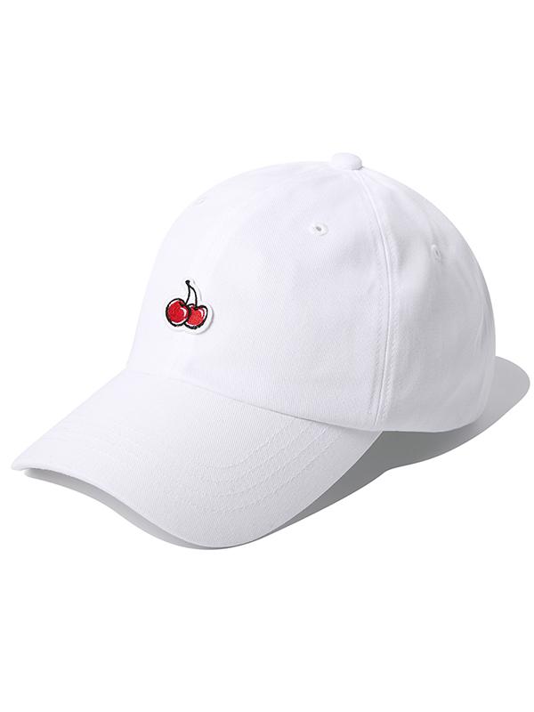 KIRSH Cherry Wappen Logo Ball Cap [White]