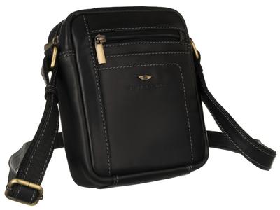 Bolsa de ombro masculina em couro - Peterson