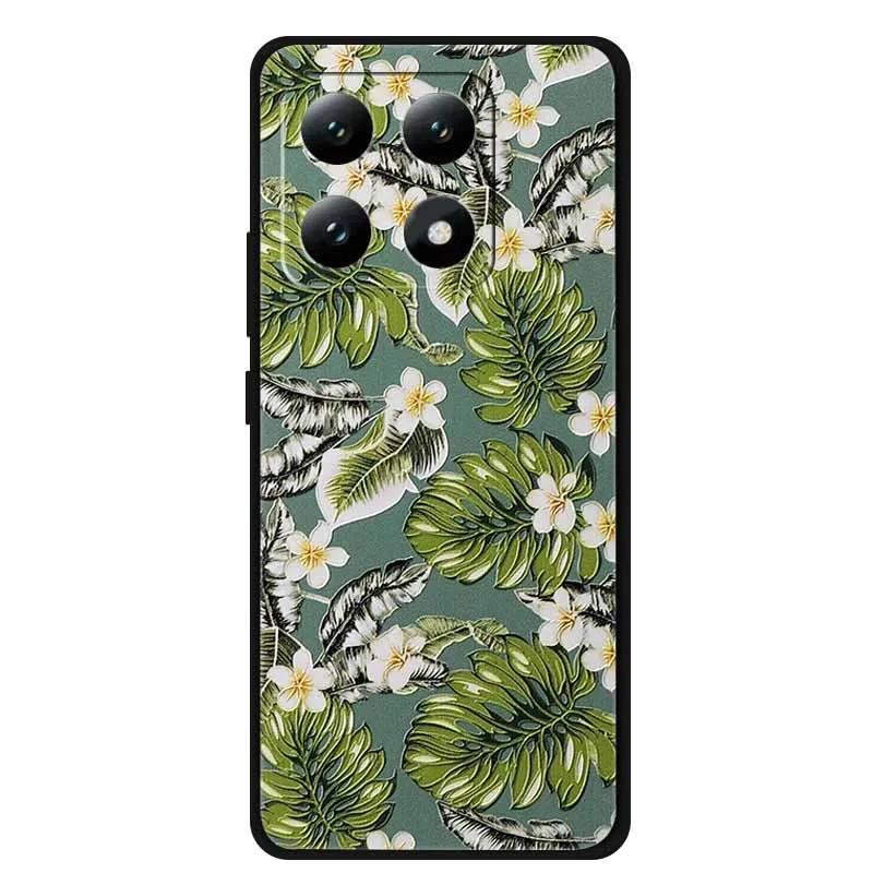 3D Flowers Case For Xiaomi 17 pro max Coque Relief Embossed Blossoms Funda Silicone Soft Back Phone Cover For Xiaomi17 TPU Para