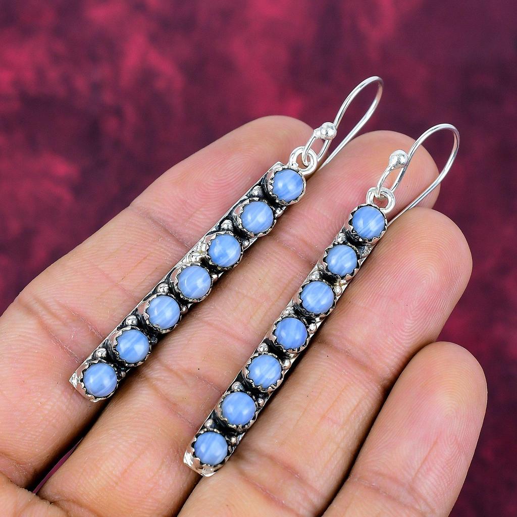 Owyhee Opal Earrings, 925 Sterling Silver Jewelry, Gift For Women Handmade Earrings Gemstone Jewelry