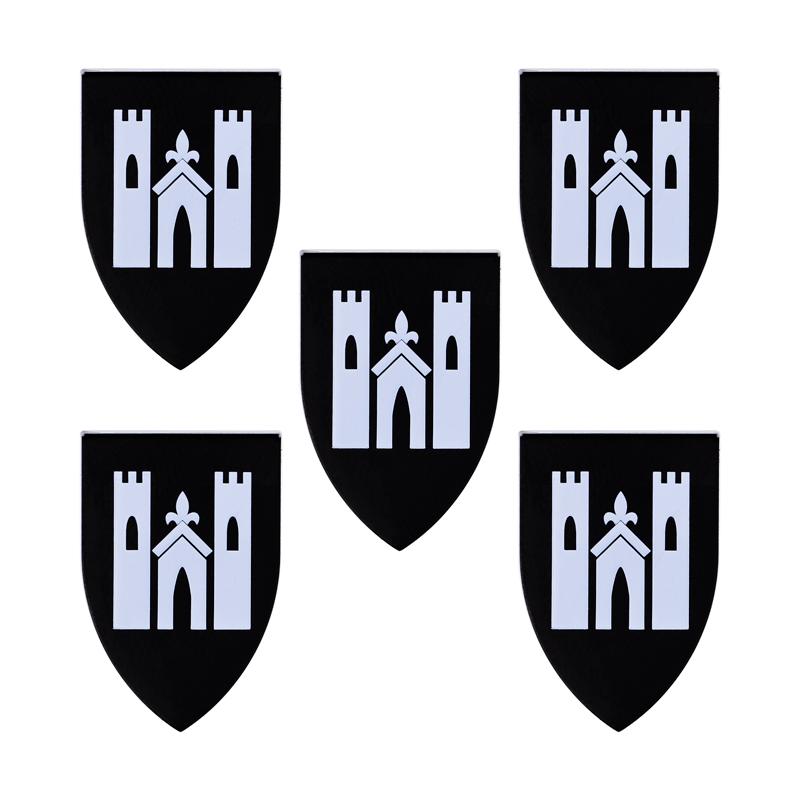 Medieval Castle Wolf Shield Building Blocks Military Knight Dragon Warrior Soldier Figures Accessories Weapon Helmet Bricks Toys