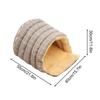 Cat Cave Warm Comfortable Washable House Semi-Enclosed Dome Design Pet Cave For Puppy Kitten Small Pet Play Corner Winter