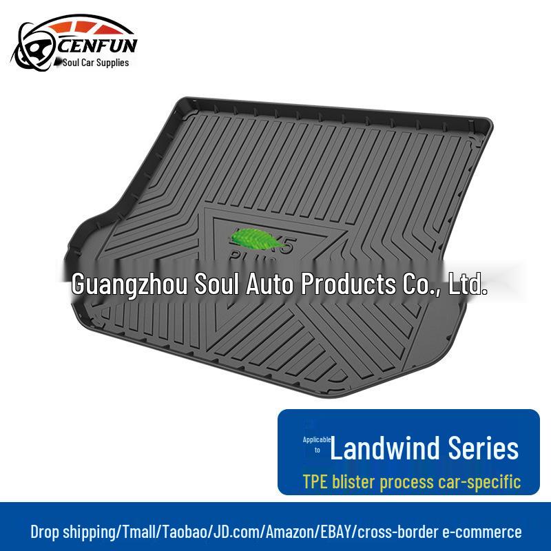 

Водонепроницаемый износостойкий коврик в багажник Landwind X Series X2 [2017-2019] чёрный