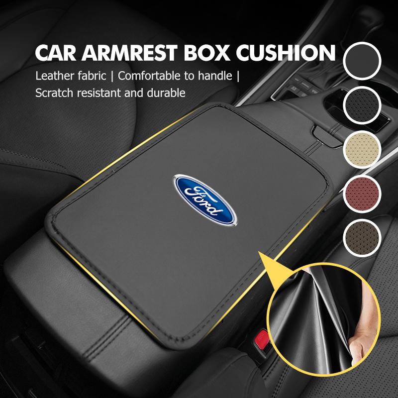 AKR1 For Ford Car Armrest Box Pad Central Armrest Boxes Cover Elbow Protection Pads Accessories Mk2 Mk3 Ranger Mondeo Mk4 S-MAX Kuga