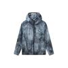 Letter Logo Print Zip-Up Hooded Jacket Men Jackets Blue A11M014713G-PT
