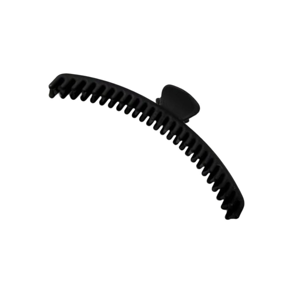 Compact Steady Grip Hair Claw For Women Textured Finish Fine Teeth Reliable Hold Office To Gym Hair Styling Tool