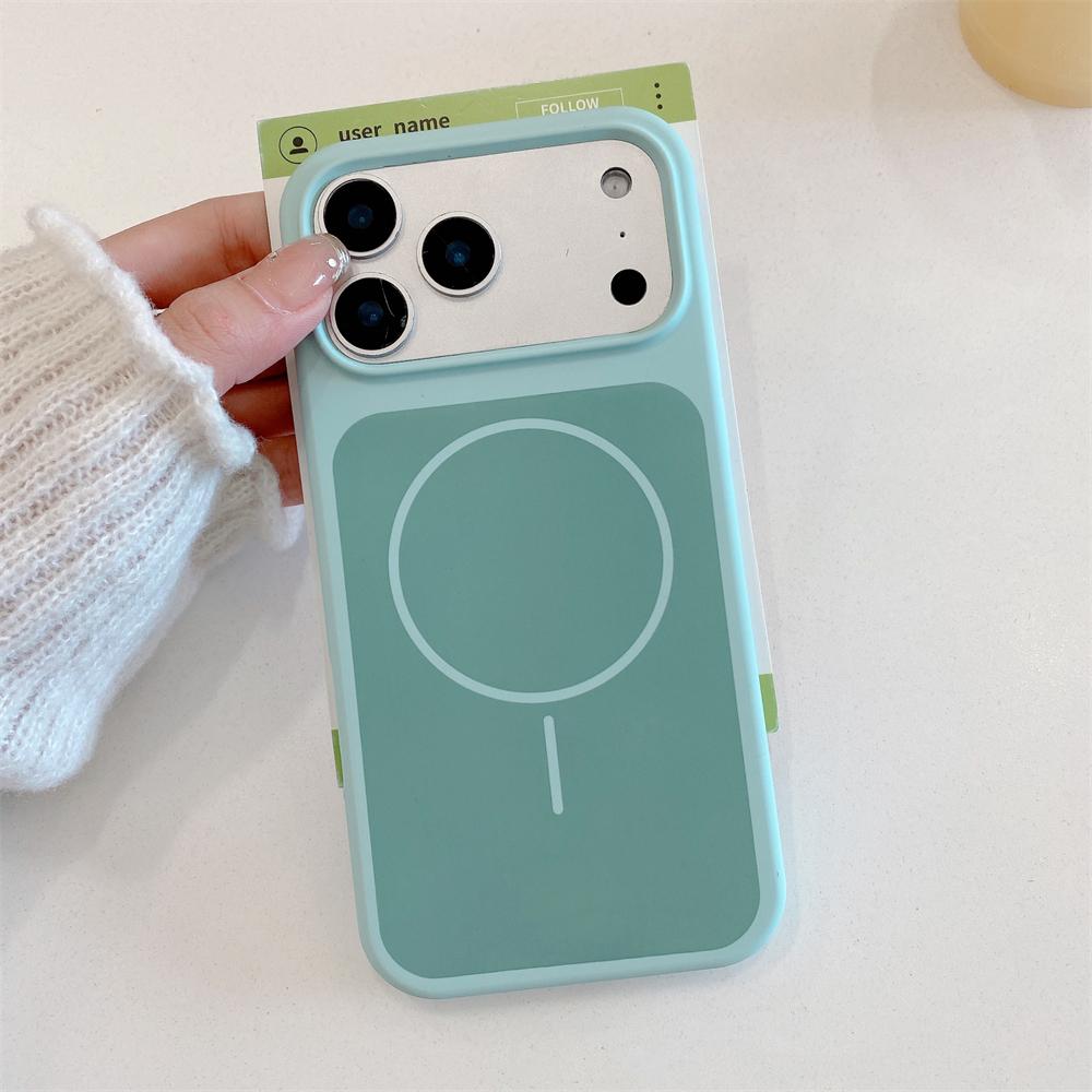 For Magsafe Magnetic Wireless Charging Solid Color Liquid Silicone Phone Case For iPhone 17 Pro Max 17 17 Pro Bumper Back Cover