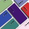 Luxury Liquid Silicone Soft Case For Huawei Honor 50 60 70 80 Pro SE Shockproof Lens Camera Protection Back Cover Shell