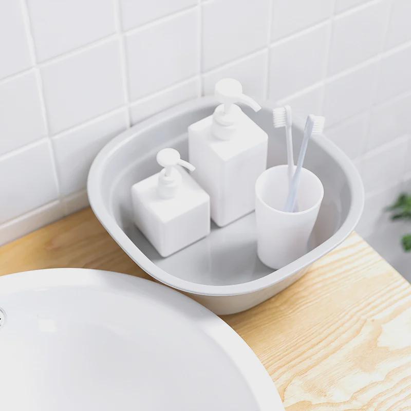 Large Thickened Plastic Wash Basin: Multipurpose for Vegetables, Laundry, Baby, and More