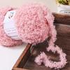 Imitation Teddy Velvet Yarn Imitation Fur Yarn Hand Knitted Material for Making Autumn and Winter Fashion Scarf Sweater Backpack Cushion Blanket Shoe