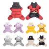 Pet cotton clothes are warm in winter, thickened four-legged cotton-padded clothes, graphene windproof dog clothes can be towed, waterproof teddy