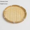 Hand-Woven Natural Bamboo Trays And Winnowing Baskets Are Suitable For Storing And Holding Food And For Home Decoration