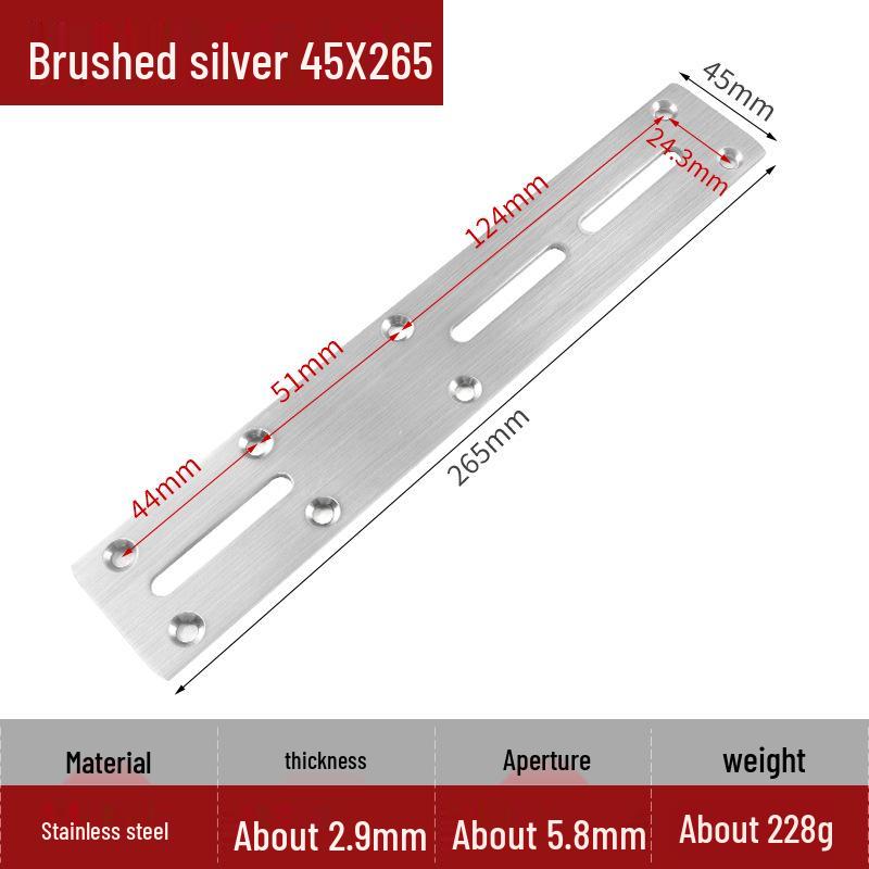 Stainless Steel Adjustable L-Shaped Load-Bearing Bracket