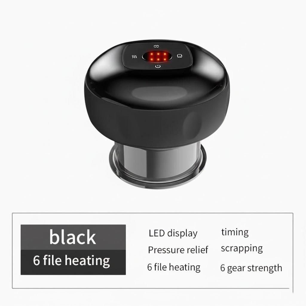Portable Electric Cupping Massager Vacuum Suction Body Slimming Scraping Guasha Massage Cups for Professional Use
