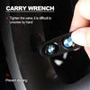 Car Tire Valve Cover With Keychain car Modified Accessories For BMW E60 E46 E39 E38 E90 E36 F30 E30 E31 E34 F10 F20 E87 E92 E91 E53 E70 X1 X5 X3 X6