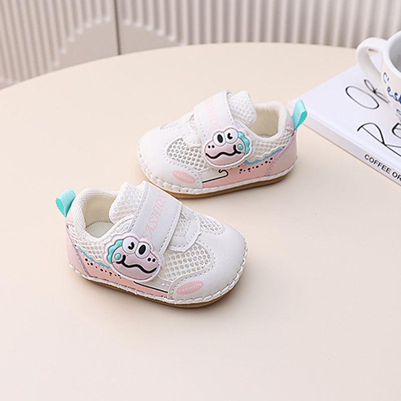 Spring 0-1 Year Old Boy Soft-soled Toddler Shoes Breathable Single Mesh Shoes 6-9 Months Female Infant Shoes