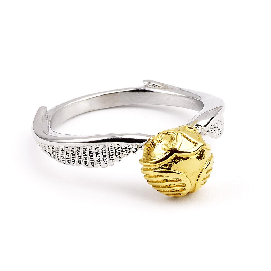 Harry Potter Stainless Steel Golden Snitch Ring Medium