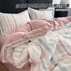 100% Cotton Bed Sheet Set A-Class Yarn-Dyed Jacquard Vintage Soft Bedding 1.5m 1.8m Beds