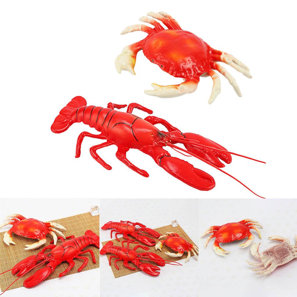 Multi Purpose Crawfish Model Artificial Lobster Great for Market Displays and Kids Play Gift for Private Event Decor