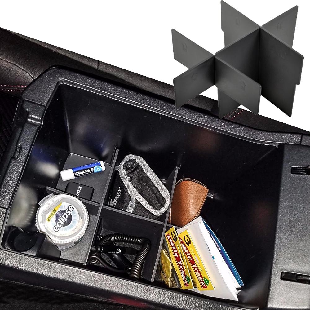 SixthSmoy Center Console Organizer for Toyota 4Runner 2010-2025 2025 2025 Accessories, Armrest Glove Box Storage Insert Tray