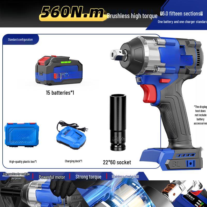 

TURBOSUN 36V Cordless Brushless Impact Wrench CN plug (adapter included)