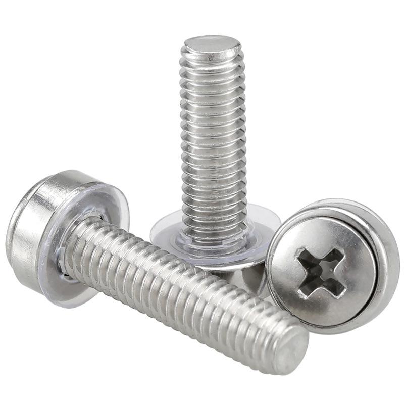 304 Stainless Steel Cross Crown Screw, Nickel-Plated Carbon Steel Cabinet Screw M5/M6