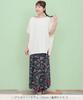 Titicaca Sakariba Shoulder Chirori Dolman Short Free OSJBC115 Pullover, Sleeve, One-Point Slit, Women's, Size, Ivory,
