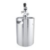 5L Butoiaș din Oțel Inoxidabil cu Robinet Presurizat Set Dispenser Bere Artizanală pentru Acasă