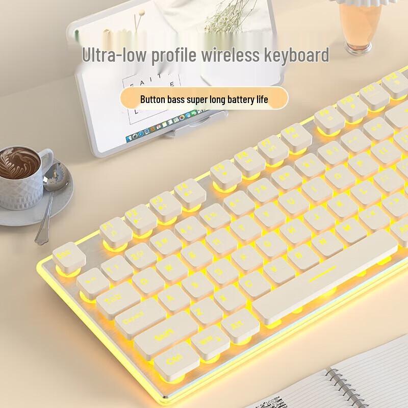 EWEADN X7S Wireless Rechargeable Keyboard and Mouse Combo