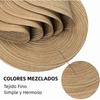 6pcs Round Placemats Slip Proof Prevent Scalding Insulation Decorative Woven Table Mats for Home