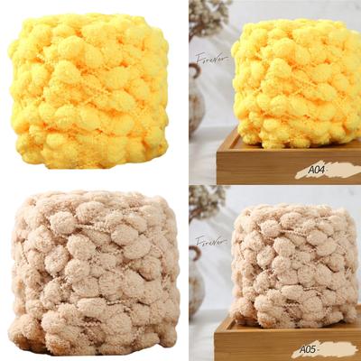 Crochet Yarn Ball for Crocheting Knitting Cotton Yarn for DIY Carpet Colorful Yarn for Handmade Toy Crafting Supplies