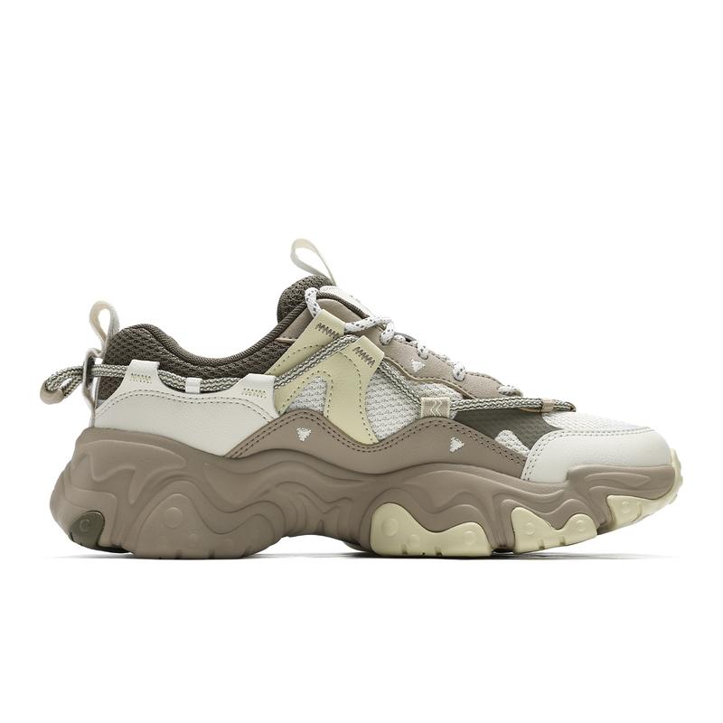 Fila Cat Paw 5th Generation Original Sneakers Retro Series Comfortable Low-Top Running Shoes Women sneakers White Gray Brown F12W442115FWG