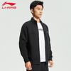 LI-NING Men's Stand Collar Open-Front Sweatshirt AWDU905