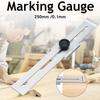 CarAngels Woodworking Ruler, Gauge, Sliding Square, Carpenter's Square for Measuring and Marking, Carbon Steel, Scribing Tool (250mm)
