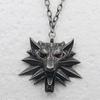 The Witcher Red Eyes Wolf Necklace Pendant With 50cm