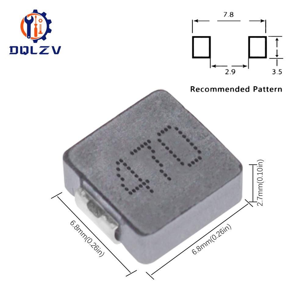 0630 SMD Molding Power Inductors 0630 1UH 1.5UH 2.2UH 3.3UH 4.7UH 6.8UH 10UH 15UH 22UH 33UH 47UH 1R0 2R2 Power Inductor