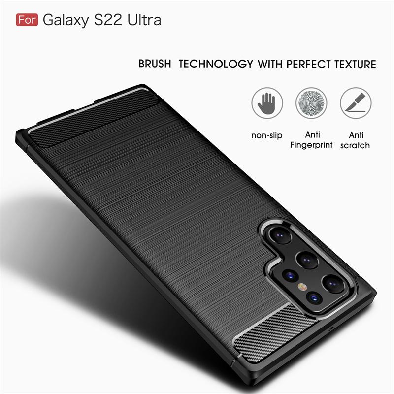 For Case Samsung Galaxy S22 Ultra Cover For Samsung S22 Ultra Coque Bumper Shockproof TPU Case Samsung S22 S23 Ultra Plus Fundas