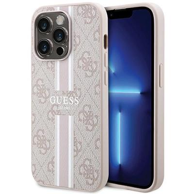 Guess Guhmp15Lp4Rpsp Iphone 15 Pro 6.1 Różowy/Pink Hardcase 4G Printed Stripes Magsafe