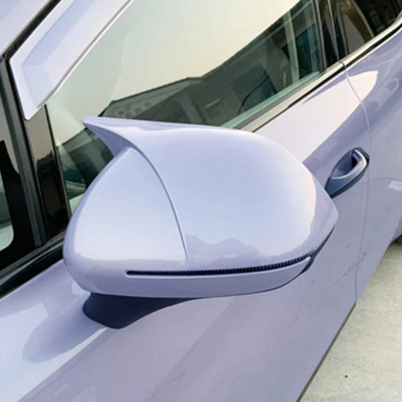 Protective Cover Decoration Door Mirror Cover For MG 4 MG4 EV 2026 2027 Car Rearview Accessories White Black Purple