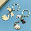 Cute Cats Pet Charm Keychain Chic Cats Figure Bag Hanging Decoration Charm Multipurpose Key Chain Adornment