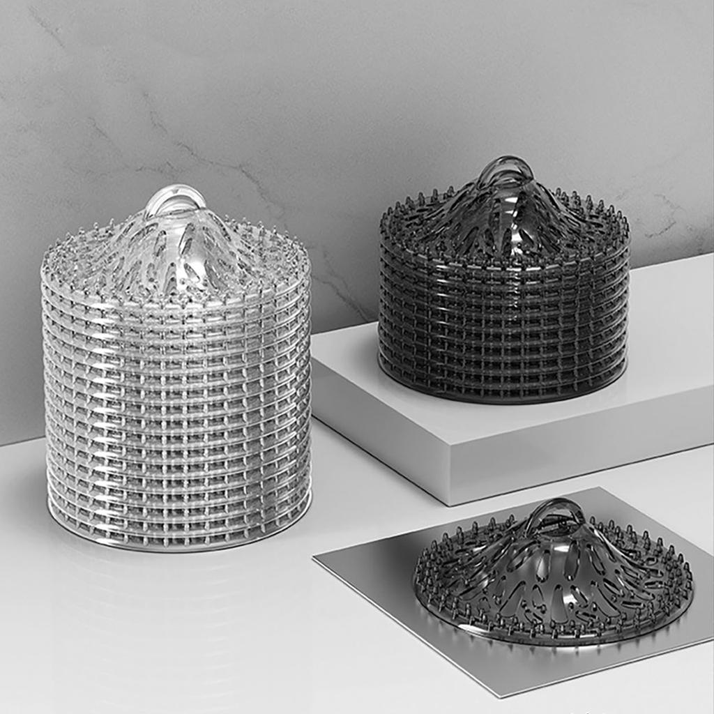 10Pcs Disposable Drain Filter Sink Floor Drainer Covers Bathroom Shower Sink Strainer Hair Garbage Anti Blocking Filter